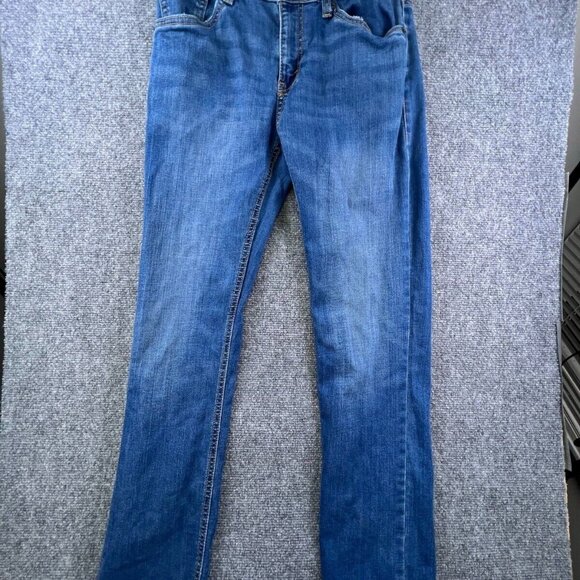 LEVI'S 511 Performance Slim Leg Jeans Women’s Size 16 Reg W28xL30 Blue Med Wash - Picture 1 of 16